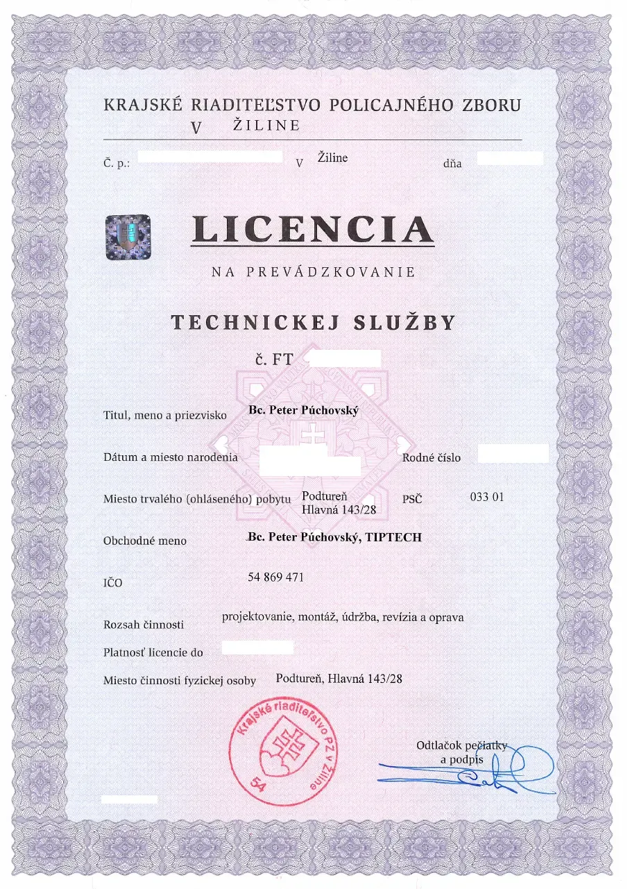 Technická licencia